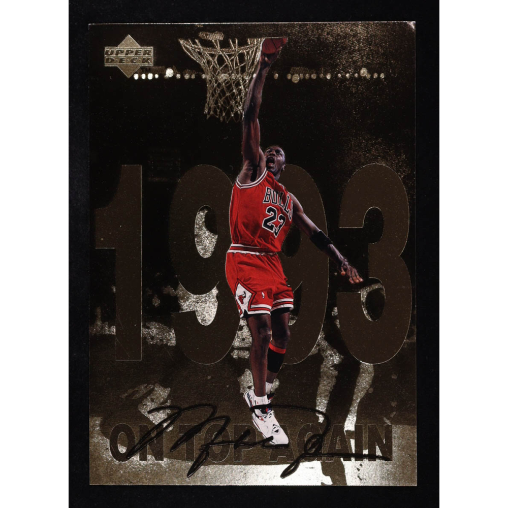 Michael Jordan 1998 Upper Deck Michael Jordan Gatorade Jumbo #9 at PristineAuction.com