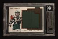 Sam Darnold Signed 2018 Panini Encased Substantial Rookie Swatches #SRS-SD RC #02/50 (BGS) at PristineAuction.com