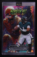 Jalen Hurts 2025 Wild Card Monster Hit Monster Hunt Mummy Lava Jumbo #MHONESD2JH #1/1 at PristineAuction.com