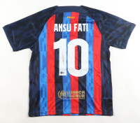 Ansu Fati Signed F. C. Barcelona Nike Authentic Jersey (Beckett) at PristineAuction.com