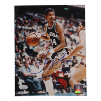 George Gervin Signed Spurs 8x10 Photo (JSA) at PristineAuction.com