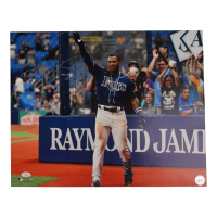 Wander Franco Signed Rays 16x20 Photo (JSA) at PristineAuction.com