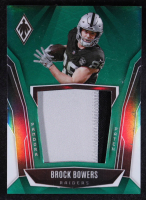 Brock Bowers 2025 Panini Phoenix Pandora Patches Green #11 #22/99 at PristineAuction.com