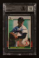 Roger Clemens Signed 1985 Donruss #273 RC (BGS | Autograph Graded BGS 10) at PristineAuction.com
