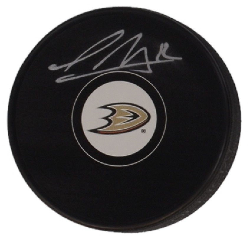 Sonny Milano Signed Ducks Logo Hockey Puck (Fanatics) at PristineAuction.com Sonny Milano Signed Ducks Logo Hockey Puck (Fanatics) at PristineAuction.com