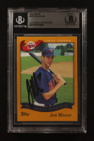 Joe Mauer Signed 2002 Topps Draft Picks #622 RC (BGS) at PristineAuction.com