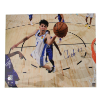 Chet Holmgren Signed Thunder 16x20 Photo (Beckett & Holmgren) at PristineAuction.com