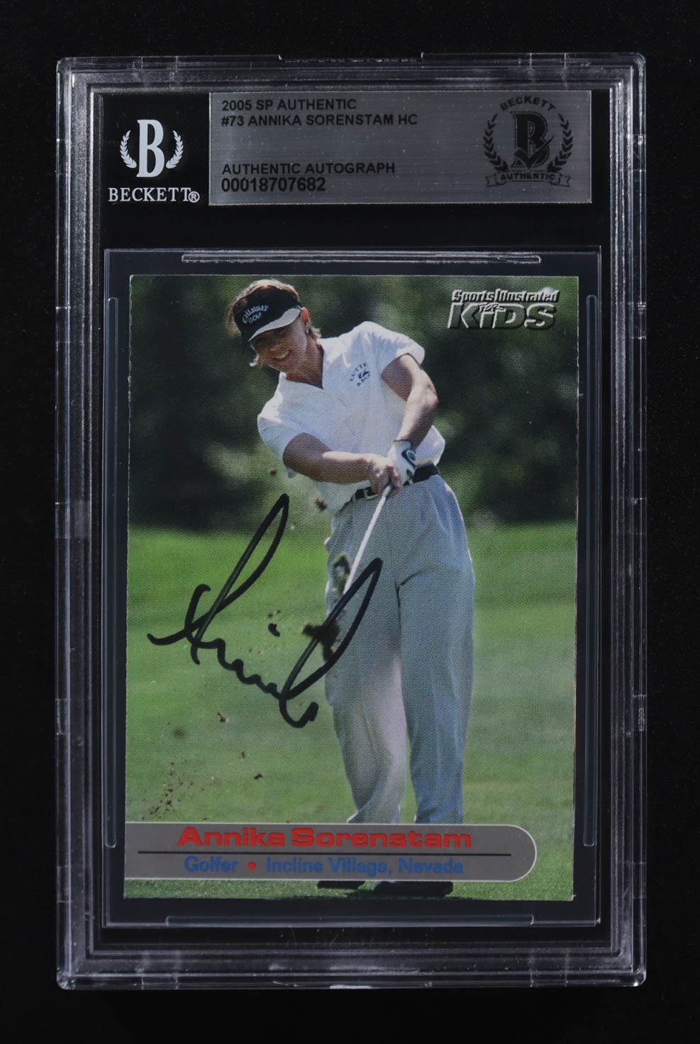Annika Sorenstam Signed 2003 SI For Kids #319 (BGS | Autograph Graded BGS 10) at PristineAuction.com Annika Sorenstam Signed 2003 SI For Kids #319 (BGS | Autograph Graded BGS 10) at PristineAuction.com