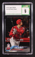Shohei Ohtani 2018 Topps Update #US189 RC (CSG 9) at PristineAuction.com