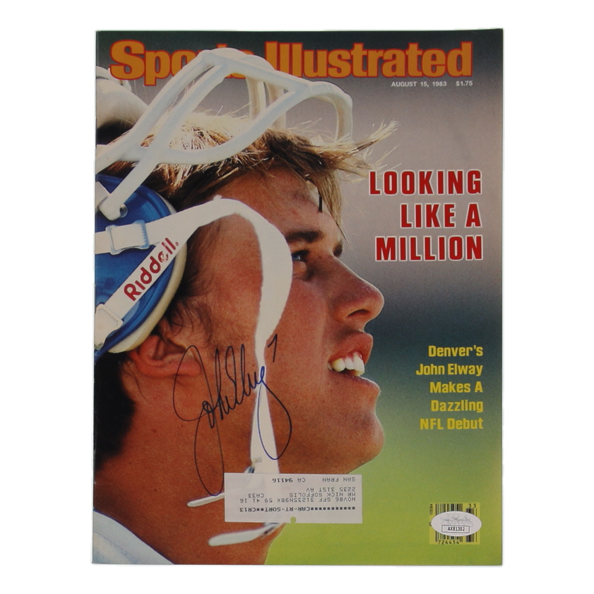 John Elway Signed 1983 "Sports Illustrated" Magazine (JSA) at PristineAuction.com John Elway Signed 1983 "Sports Illustrated" Magazine (JSA) at PristineAuction.com