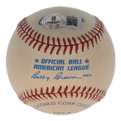 Nolan Ryan Signed OAL Baseball (Beckett) at PristineAuction.com Nolan Ryan Signed OAL Baseball (Beckett) at PristineAuction.com