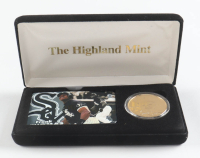 Frank Thomas LE Highland Mint 24K Gold Plated Mint Coin with Thomas Prepaid Phone Card at PristineAuction.com