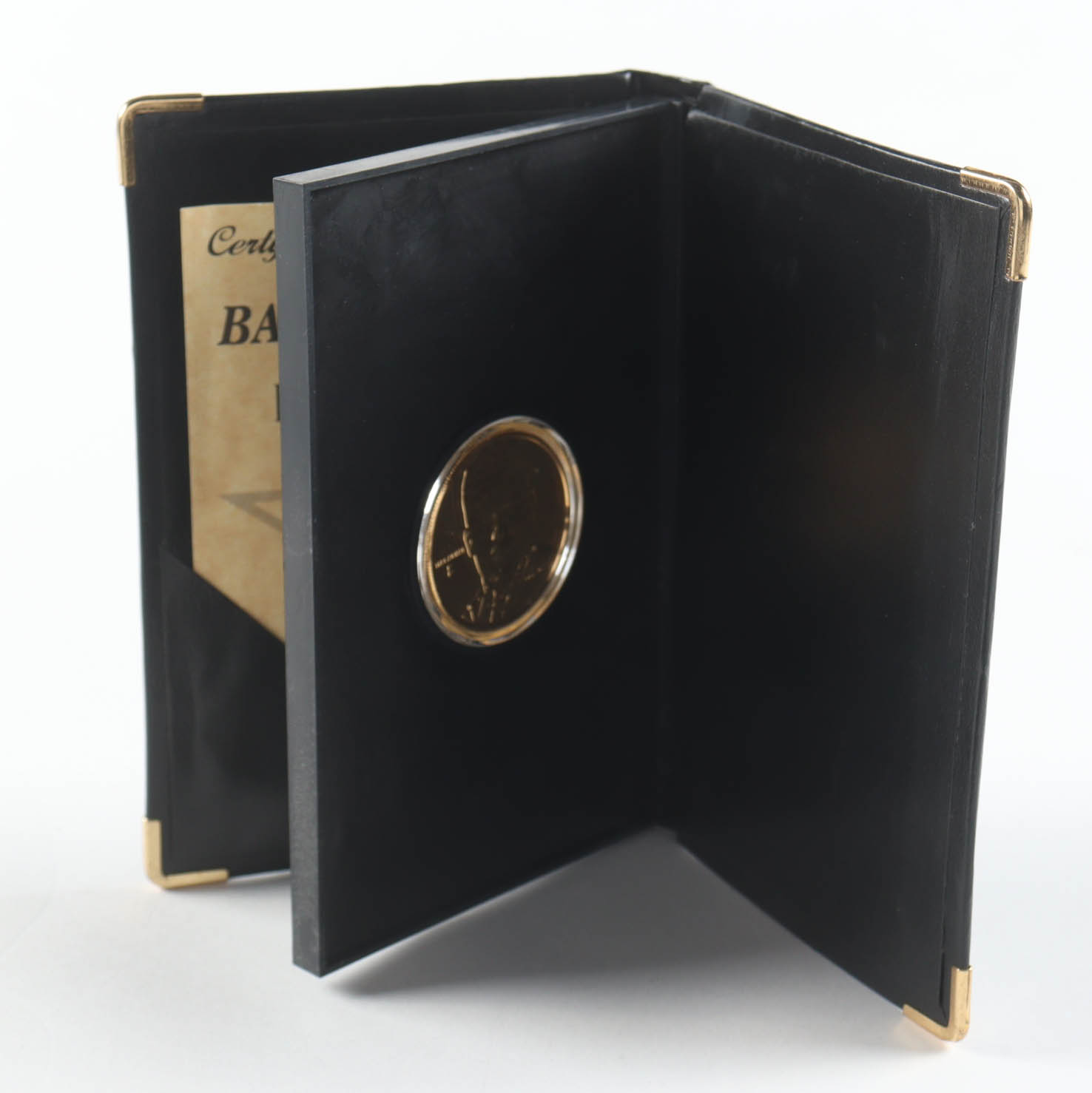 Troy Aikman & Emmitt Smith Back to Back LE Highland Mint 24k Gold Overlay Coin at PristineAuction.com Troy Aikman & Emmitt Smith Back to Back LE Highland Mint 24k Gold Overlay Coin at PristineAuction.com