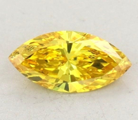 .33 Carats Lab Grown Yellow Diamond Loose VS1 | (IGI Cert) at PristineAuction.com