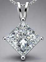 3.03 Carats Lab Grown Diamond Pendant G, VS1 | $5,000 Estimated Retail Value (UGL & IGI Certs) | Brand New at PristineAuction.com