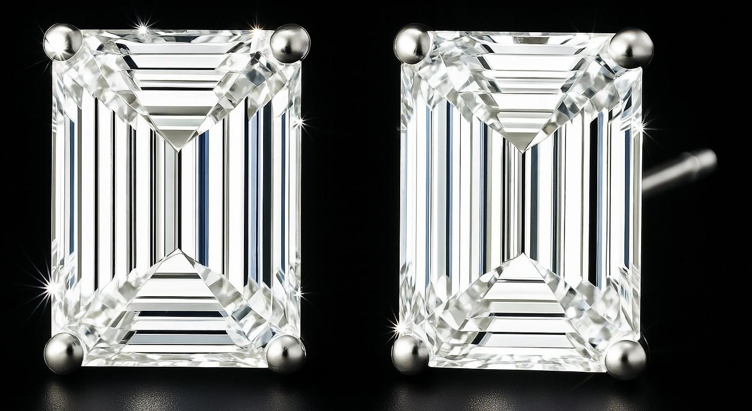 Platinum 4.09 Carats Lab Grown Diamond Stud Earrings D-G, VS1-VS2 | $6,400 Estimated Retail Value (UGL & IGI Certs) | Brand New at PristineAuction.com Platinum 4.09 Carats Lab Grown Diamond Stud Earrings D-G, VS1-VS2 | $6,400 Estimated Retail Value (UGL & IGI Certs) | Brand New at PristineAuction.com