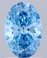 1.04 Carats Lab Grown Blue Diamond Loose VS2 | $1,900 Estimated Retail Value (UGL & IGI Certs) at PristineAuction.com