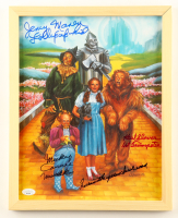 Jerry Maren, Mickey Carroll, & Karl Slover Signed "The Wizard of Oz"  Custom Framed Art Print (JSA) at PristineAuction.com