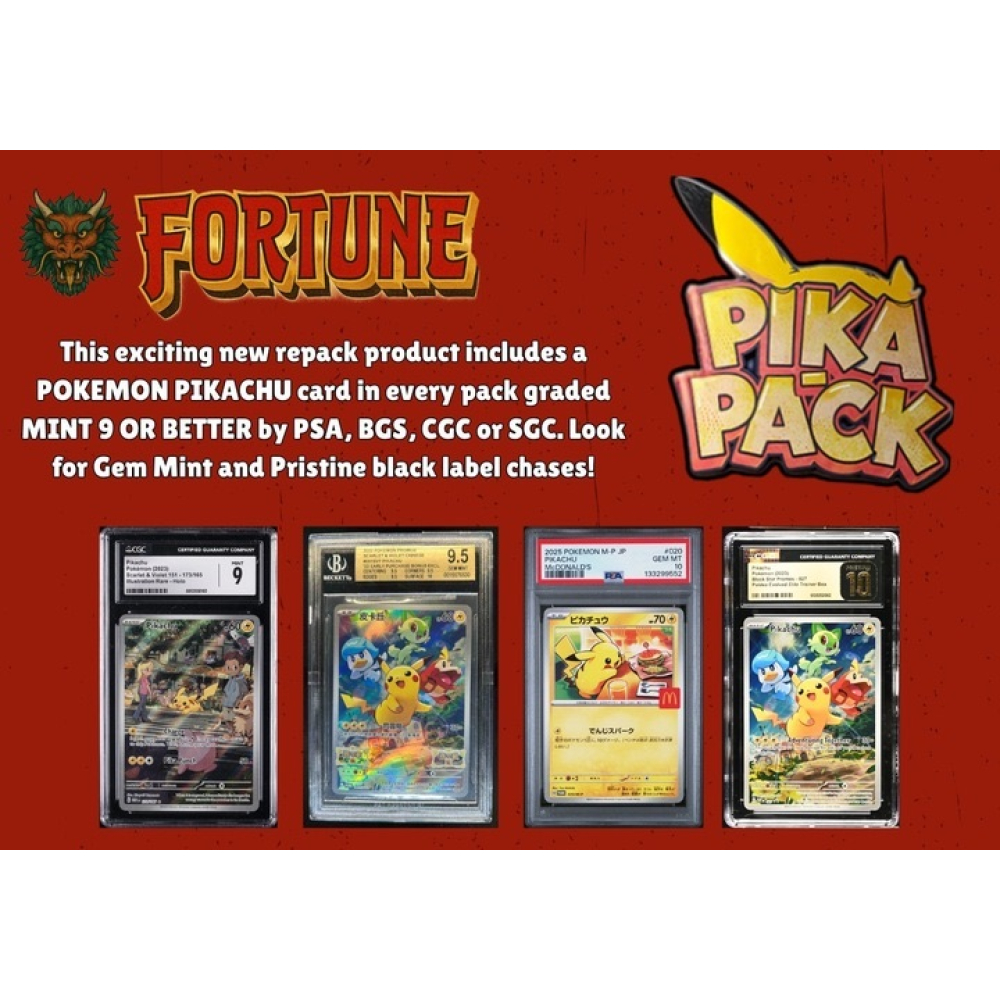Fortune Pika-Pack Mystery Box at PristineAuction.com