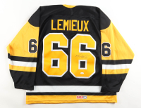 Mario Lemieux Signed Penguins CCM Authentic Captain's Jersey (JSA) at PristineAuction.com