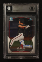 Druw Jones Signed 2023 Bowman Chrome Prospects #BCP-25 RC (BGS) at PristineAuction.com