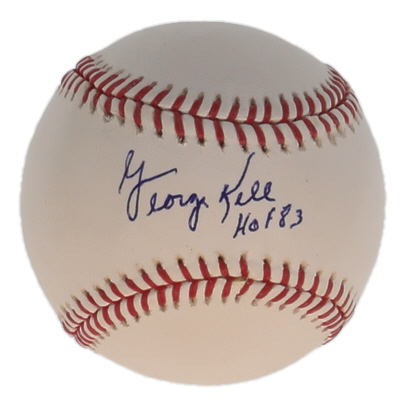 George Kell Signed OML Baseball Inscribed "HOF 83" (JSA) at PristineAuction.com George Kell Signed OML Baseball Inscribed "HOF 83" (JSA) at PristineAuction.com