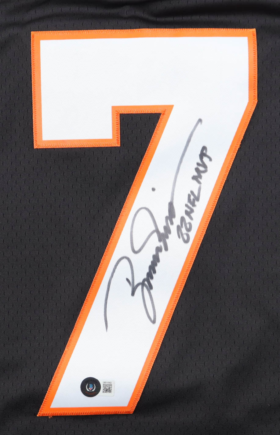 Boomer Esiason Signed Bengals Mitchell & Ness Authentic Jersey Inscribed "88 NFL MVP" (Beckett) at PristineAuction.com Boomer Esiason Signed Bengals Mitchell & Ness Authentic Jersey Inscribed "88 NFL MVP" (Beckett) at PristineAuction.com