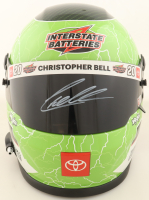 Christopher Bell Signed NASCAR 2023 Interstate Battery JGR Team Full-Size Helmet (PA) at PristineAuction.com
