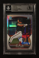 Druw Jones Signed 2023 Bowman Chrome Prospects Refractors #BCP-25 RC (BGS) at PristineAuction.com