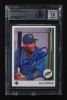 Gary Sheffield Signed 1989 Upper Deck COR #13 RC (BGS | Autograph Graded BGS 10) at PristineAuction.com