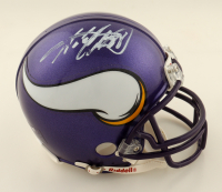 Adrian Peterson Signed Vikings Mini Helmet (Fanatics) at PristineAuction.com