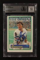 Jim Mcmahon Signed 1983 Topps #33 RC (BGS | Autograph Graded BGS 10) at PristineAuction.com