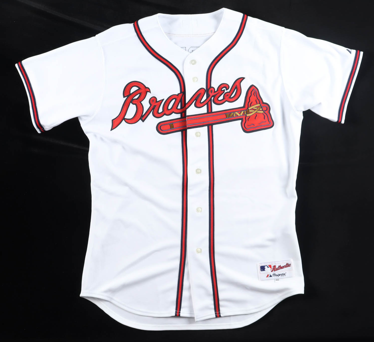 Dale Murphy Signed Braves Majestic Authentic Jersey Inscribed "NL MVP 82, 83" (SportsMemorabilia.com & Radtke) at PristineAuction.com Dale Murphy Signed Braves Majestic Authentic Jersey Inscribed "NL MVP 82, 83" (SportsMemorabilia.com & Radtke) at PristineAuction.com