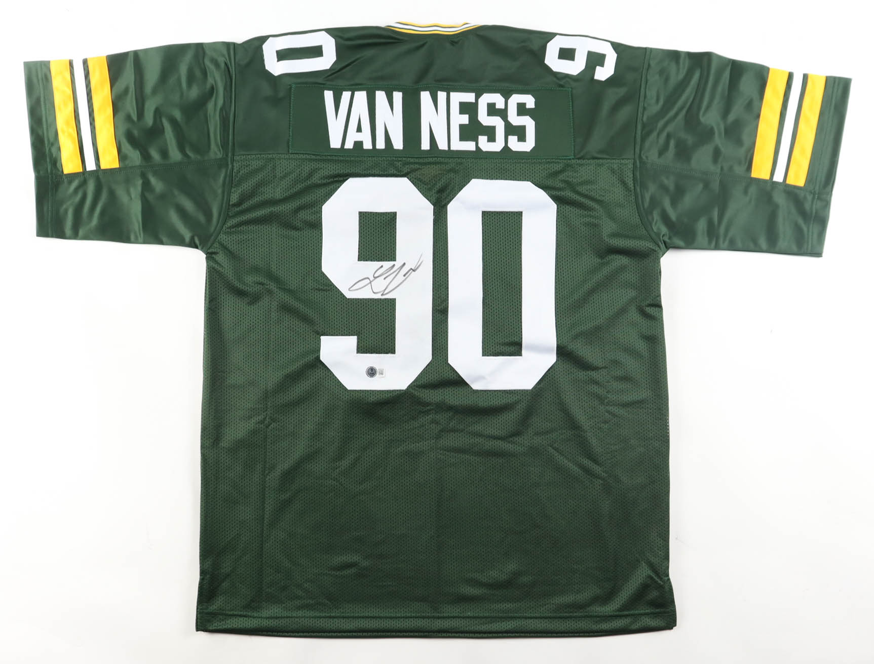 Lukas Van Ness Signed Jersey (Beckett) at PristineAuction.com Lukas Van Ness Signed Jersey (Beckett) at PristineAuction.com