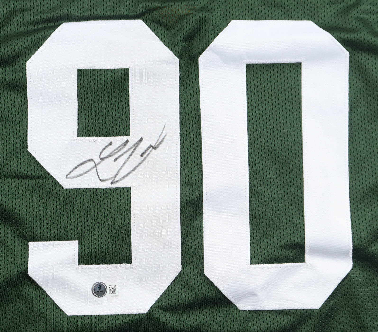 Lukas Van Ness Signed Jersey (Beckett) at PristineAuction.com Lukas Van Ness Signed Jersey (Beckett) at PristineAuction.com