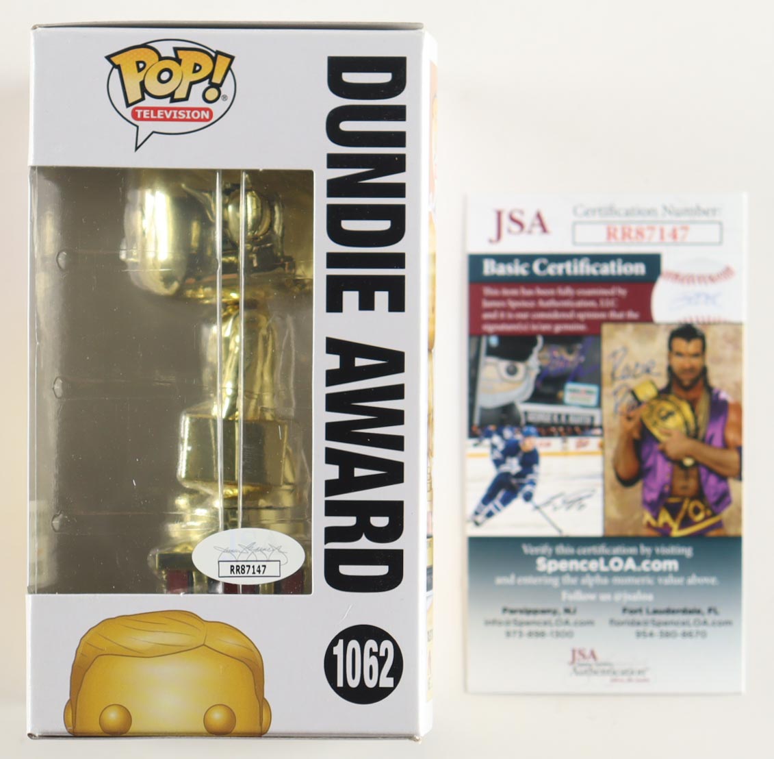 David Koechner Signed "The Office" #1062 Dundie Award Funko Pop! Vinyl Figure (JSA) at PristineAuction.com David Koechner Signed "The Office" #1062 Dundie Award Funko Pop! Vinyl Figure (JSA) at PristineAuction.com