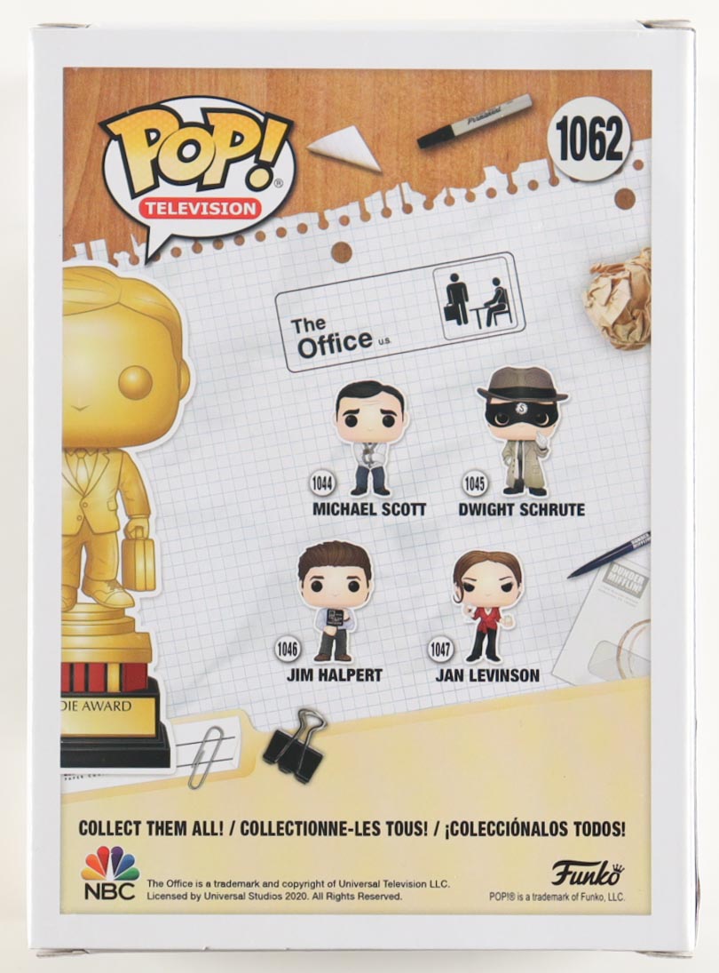 Paul Lieberstein Signed "The Office" #1062 Dundie Award Funko Pop! Vinyl Figure (JSA) at PristineAuction.com Paul Lieberstein Signed "The Office" #1062 Dundie Award Funko Pop! Vinyl Figure (JSA) at PristineAuction.com