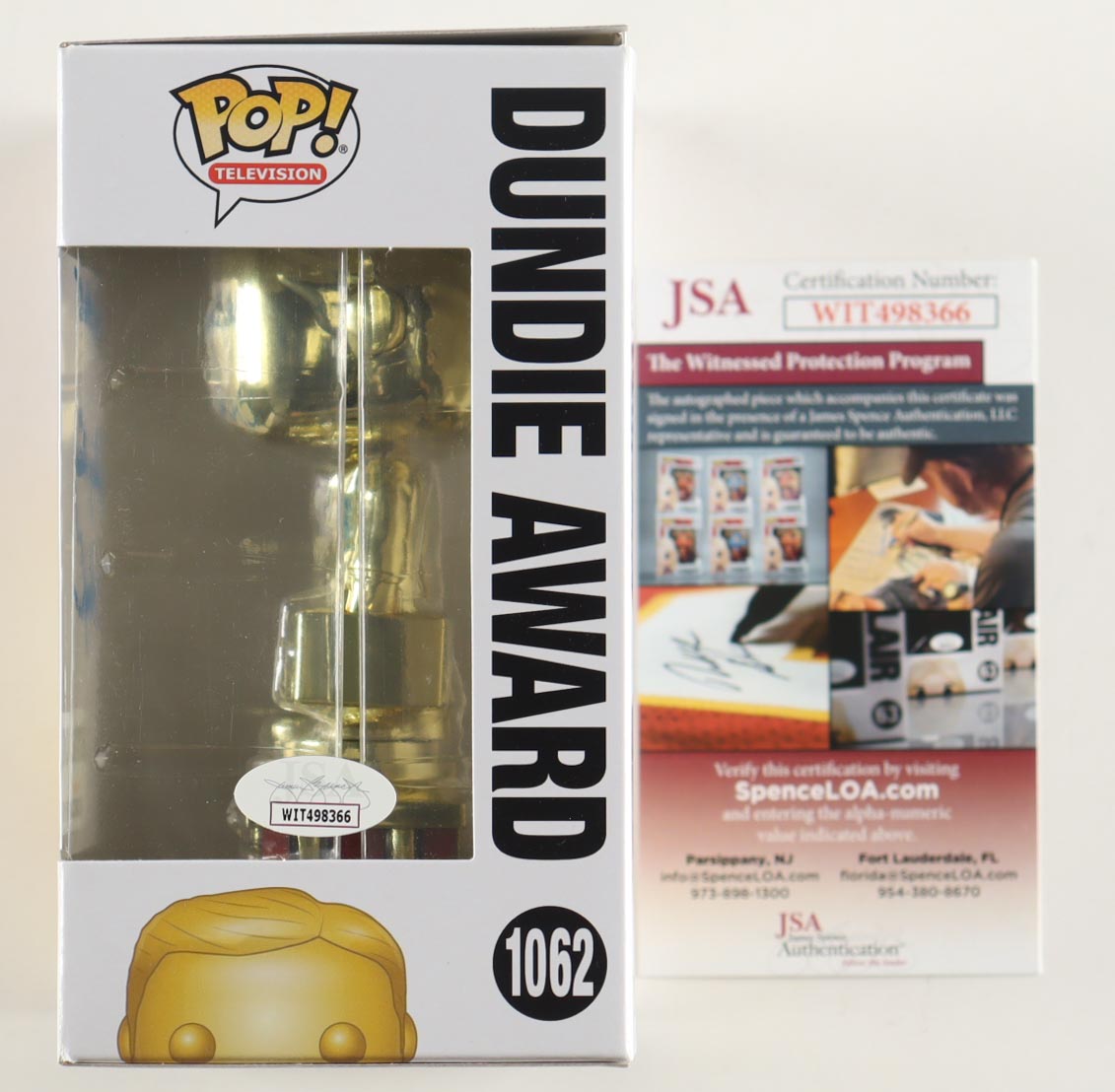 Robert R. Shafer Signed "The Office" #1062 Dundie Award Funko Pop! Vinyl Figure Inscribed "Bob Vance" (JSA) at PristineAuction.com Robert R. Shafer Signed "The Office" #1062 Dundie Award Funko Pop! Vinyl Figure Inscribed "Bob Vance" (JSA) at PristineAuction.com