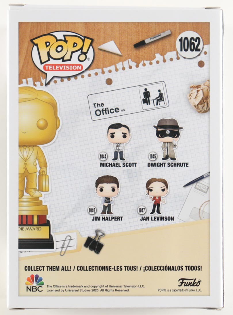 Robert R. Shafer Signed "The Office" #1062 Dundie Award Funko Pop! Vinyl Figure Inscribed "Bob Vance" (JSA) at PristineAuction.com Robert R. Shafer Signed "The Office" #1062 Dundie Award Funko Pop! Vinyl Figure Inscribed "Bob Vance" (JSA) at PristineAuction.com