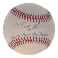 Marcell Ozuna Signed OML Baseball Inscribed "Ozuna From the Braves" (Beckett) at PristineAuction.com