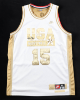 Magic Johnson Signed 1992 Team USA Nike Authentic Jersey (Beckett) at PristineAuction.com