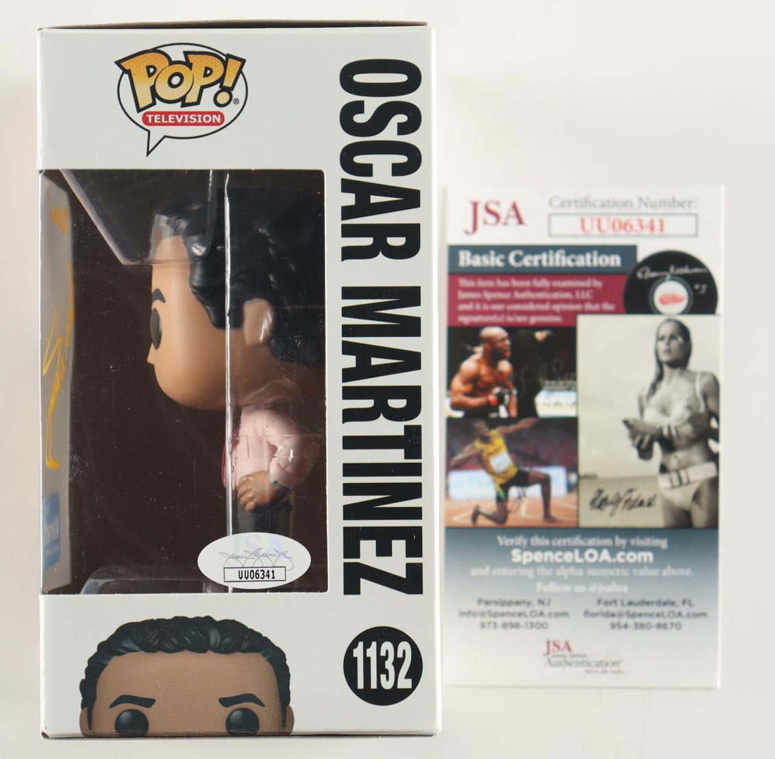 Oscar Nunez Signed "The Office" #1132 Oscar Martinez Funko Pop! Vinyl Figure Inscribed "'Oscar'" (JSA) at PristineAuction.com Oscar Nunez Signed "The Office" #1132 Oscar Martinez Funko Pop! Vinyl Figure Inscribed "'Oscar'" (JSA) at PristineAuction.com