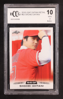 Shohei Ohtani 2018 Leaf Ohtani Retail #02 RC (BCCG 10) at PristineAuction.com