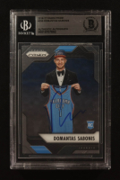 Domatas Sabonis Signed 2016-17 Panini Prizm #255 RC (BGS) at PristineAuction.com