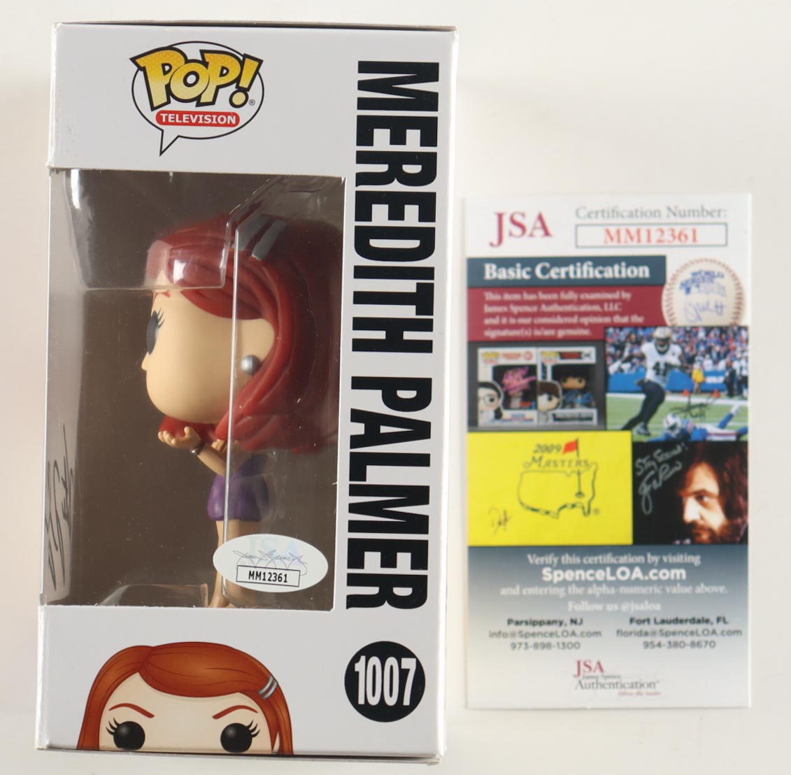 Kate Flannery Signed "The Office" #1007 Meredith Palmer Funko Pop! Vinyl Figure (JSA) at PristineAuction.com Kate Flannery Signed "The Office" #1007 Meredith Palmer Funko Pop! Vinyl Figure (JSA) at PristineAuction.com
