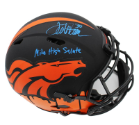 Terrell Davis Signed Broncos Full-Size Authentic On-Field Custom Eclipse Alternate Speed Helmet Inscribed "Mile High Salute" (Radtke) at PristineAuction.com
