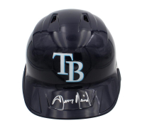 Dennis Quaid Signed Rays Full-Size Batting Helmet (Radtke) at PristineAuction.com