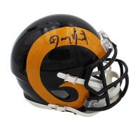 Dennis Quaid Signed Rams Speed Mini Helmet (Radtke) at PristineAuction.com