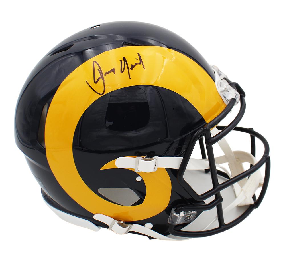 Dennis Quaid Signed Rams Full-Size Authentic On-Field Speed Helmet (Radtke) at PristineAuction.com Dennis Quaid Signed Rams Full-Size Authentic On-Field Speed Helmet (Radtke) at PristineAuction.com