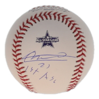 Vladimir Guerrero Jr. Signed 2021 All-Star Game Logo Baseball Inscribed "1st ASG" (JSA & USA SM) at PristineAuction.com